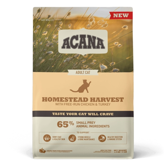 Корм для котів Acana HOMESTEAD HARVEST CAT 4.5KG