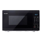 Мікрохвильова піч Sharp YC-MG02E-B