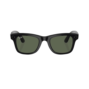 Смарт-очки Ray-Ban Meta Wayfarer Shiny Black Frame Green Lenses (RW4006 601/71 50-22) - цена, характеристики, отзывы, рассрочка, фото 1