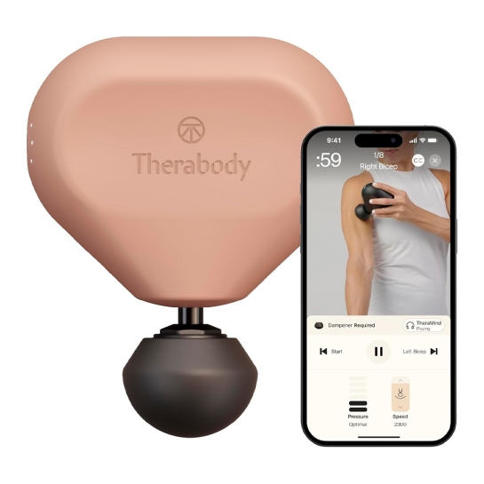 Перкусійний масажер Theragun Mini 3.0 покоління Desert Rose (TG0004128-3A60) - ціна, характеристики, відгуки, розстрочка, фото 1