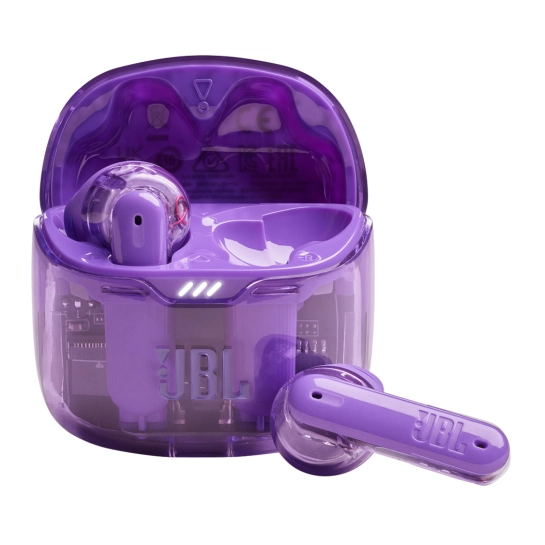 Бездротові навушники JBL Tune Flex Ghost Edition Purple (JBLTFLEXGPUR)