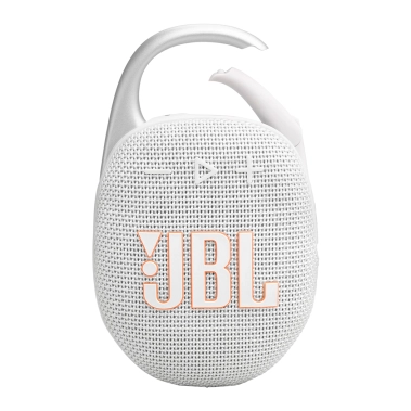 Портативна акустика JBL Clip 5 White (JBLCLIP5WHT) - цена, характеристики, отзывы, рассрочка, фото 1