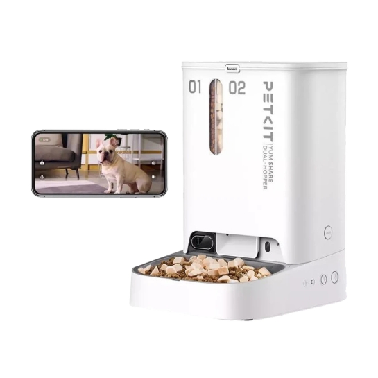 Смарт кормушка PETKIT YUMSHARE DUAL-HOPPER with Cam P591 - цена, характеристики, отзывы, рассрочка, фото 1