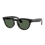 Смарт-окуляри Ray-Ban Meta Headliner - Shiny Black Frame with G15 Green Lenses (RW4009F 601/71 51) (Discount)