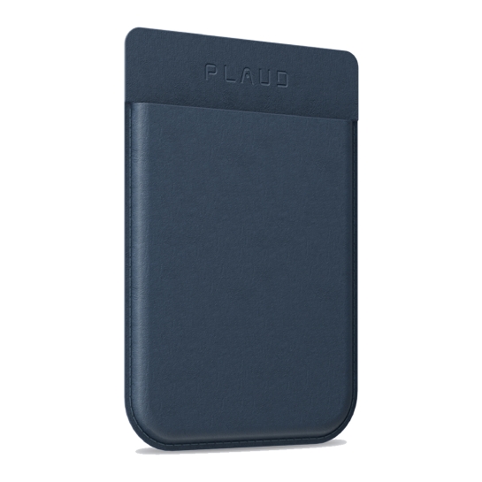 Магнітний чохол для диктофона Plaud Note ChatGPT Empowered AI Voice Recorder Dark Blue - ціна, характеристики, відгуки, розстрочка, фото 1