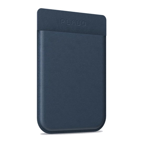 Магнитный чехол для диктофона Plaud Note ChatGPT Empowered AI Voice Recorder Dark Blue