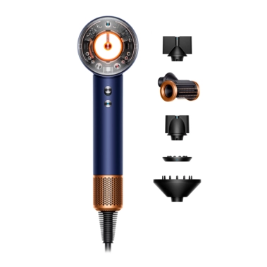 Фен Dyson Supersonic HD16 Nural Straight+Wavy Prussian Blue/Rich Copper (122612-01) - цена, характеристики, отзывы, рассрочка, фото 1