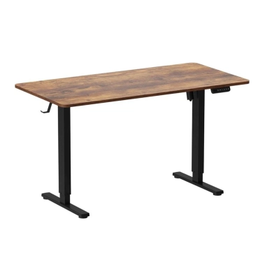 Компьютерный стол с регулировкой высоты OfficePro ODE1470DW Dark Wood/Black - цена, характеристики, отзывы, рассрочка, фото 1