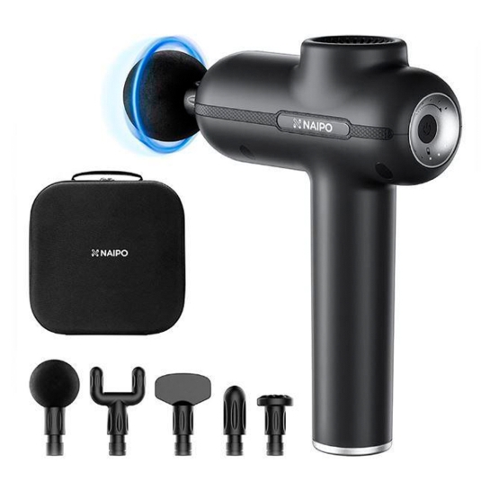 Перкуссионный массажер Naipo Massage Gun MGG-2103 - цена, характеристики, отзывы, рассрочка, фото 1