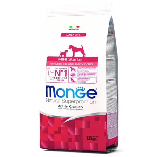 Корм для собак мелких пород Monge Dog Mini Starter 1,5 кг