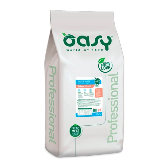 Корм для собак OASY OAP PUPPY Medium/Large для щенков средних и больших пород, с лососем, 18 кг (8053017349282)