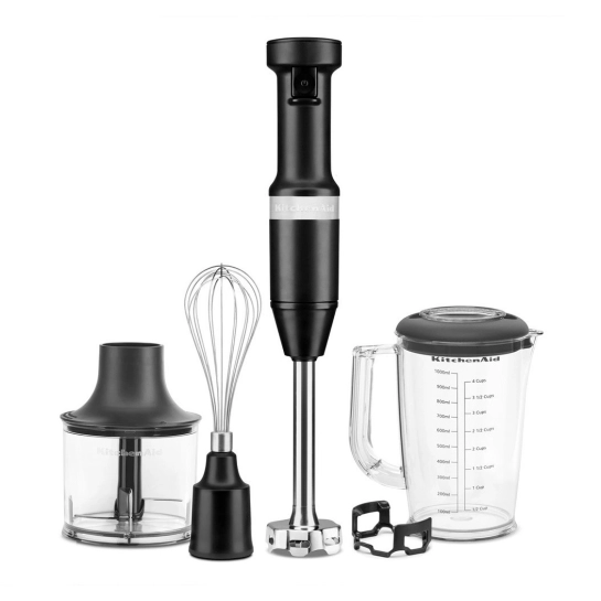 Блендер погружной KitchenAid 5KHBV83EBM Black Matte