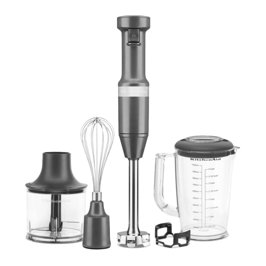 Блендер погружной KitchenAid 5KHBV83EDG Dark Grey