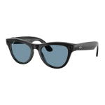 Смарт-очки Ray-Ban Meta Skyler - Shiny Black Frame with Clear/Cerulean Blue Transitions Lenses (RW4010 601/MF 52)