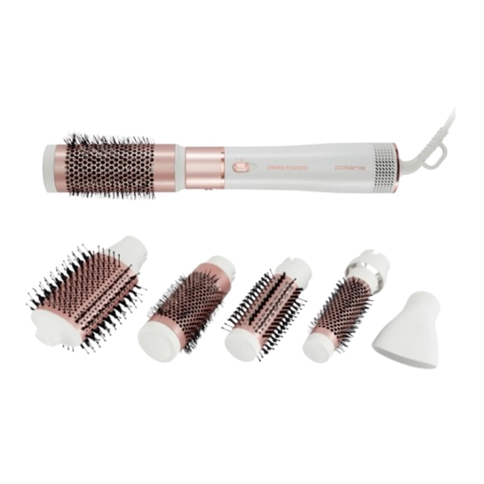 Фен-щетка POLARIS PHSB 2111 Белый/Розовое золото