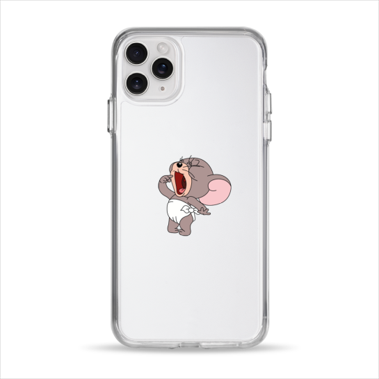 Чехол Pump Clear Case for iPhone 11 Pro Max Baby Mouse - цена, характеристики, отзывы, рассрочка, фото 1