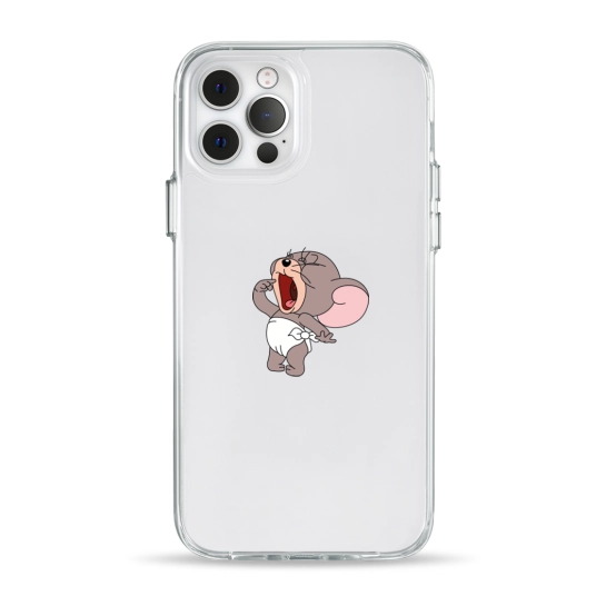 Чехол Pump Clear Case for iPhone 12 Baby Mouse