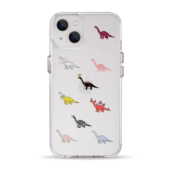 Чехол Pump Clear Case for iPhone 13 Dino Parade