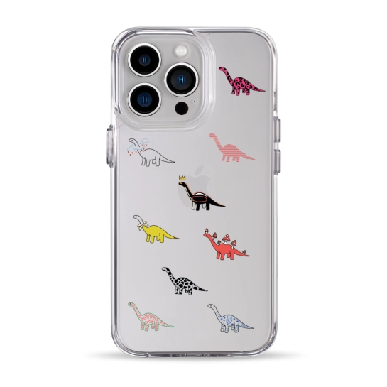 Чехол Pump Clear Case for iPhone 13 Pro Dino Parade