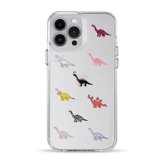 Чохол Pump Clear Case for iPhone 13 Pro Max Dino Parade