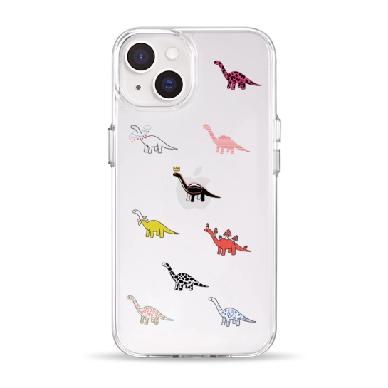 Чехол Pump Clear Case for iPhone 14 Dino Parade