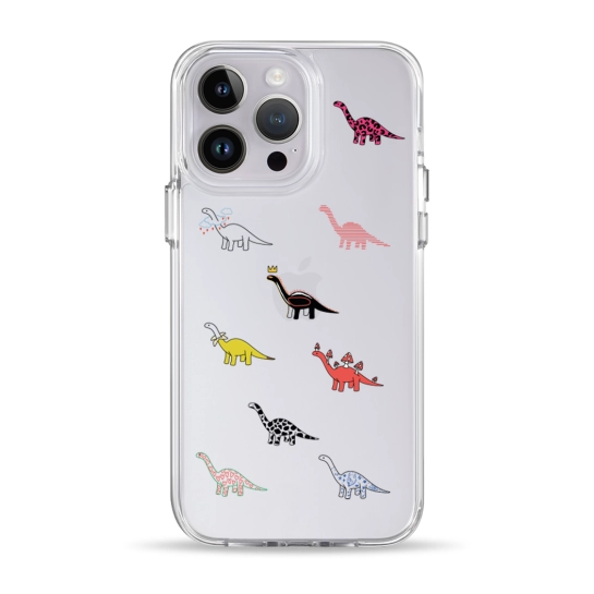Чохол Pump Clear Case for iPhone 14 Pro Dino Parade
