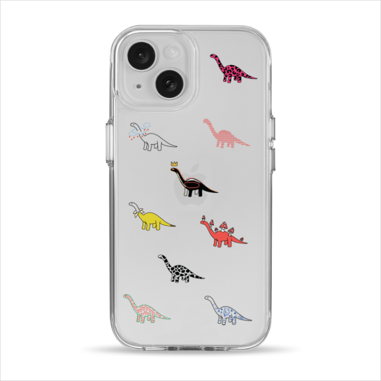 Чехол Pump Clear Case for iPhone 15 Dino Parade - цена, характеристики, отзывы, рассрочка, фото 1