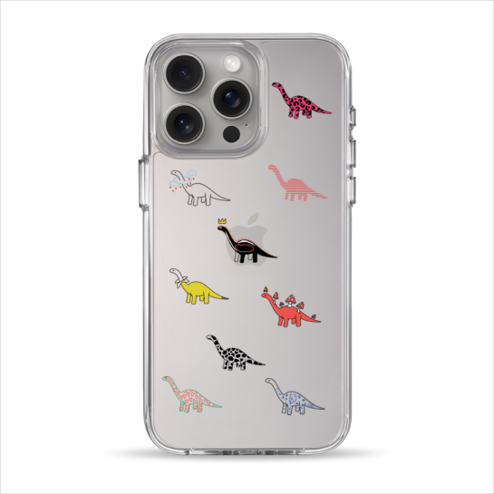 Чехол Pump Clear Case for iPhone 15 Pro Max Dino Parade - цена, характеристики, отзывы, рассрочка, фото 1