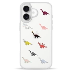 Чохол Pump Clear Case for iPhone 16 Dino Parade