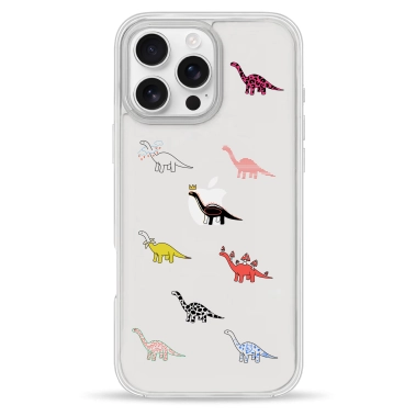 Чехол Pump Clear Case for iPhone 16 Pro Dino Parade - цена, характеристики, отзывы, рассрочка, фото 1