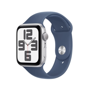 Б/У Смарт-годинник Apple Watch SE 2 + LTE 40mm Silver Aluminum Case with Denim Sport Band - M/L (Відмінний) - цена, характеристики, отзывы, рассрочка, фото 1