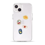 Чехол Pump Clear Case for iPhone 14 Fruit Label