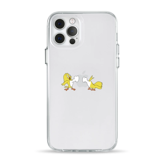 Чехол Pump Clear Case for iPhone 12 Chick Love