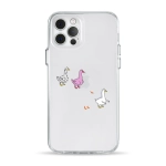 Чехол Pump Clear Case for iPhone 12 Duck Gang