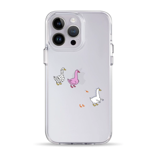 Чехол Pump Clear Case for iPhone 14 Pro Max Duck Gang