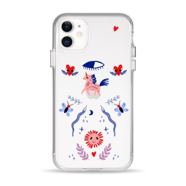 Чехол Pump Clear Case for iPhone 11 Unicorn Garden - цена, характеристики, отзывы, рассрочка, фото 1