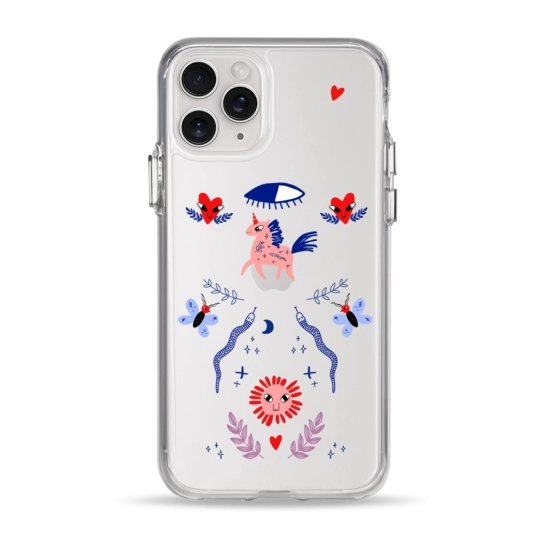 Чохол Pump Clear Case for iPhone 11 Pro Unicorn Garden