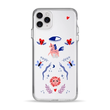 Чехол Pump Clear Case for iPhone 11 Pro Max Unicorn Garden - цена, характеристики, отзывы, рассрочка, фото 1