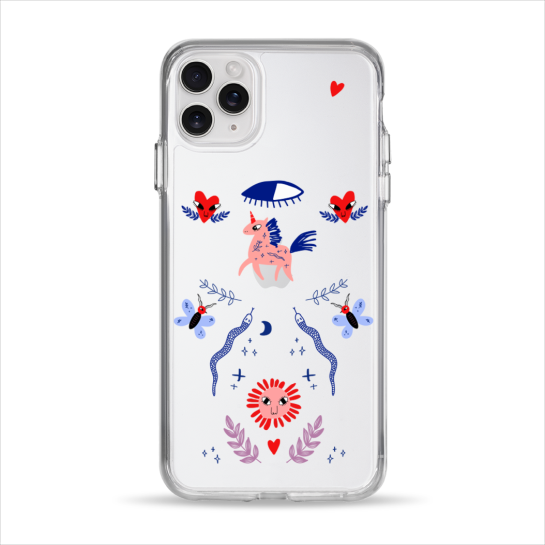 Чехол Pump Clear Case for iPhone 11 Pro Max Unicorn Garden - цена, характеристики, отзывы, рассрочка, фото 1