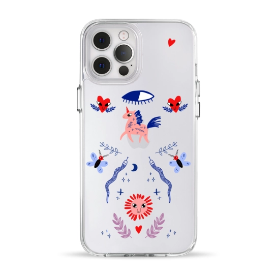 Чохол Pump Clear Case for iPhone 12 Pro Max Unicorn Garden