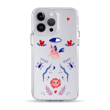 Чехол Pump Clear Case for iPhone 14 Pro Max Unicorn Garden - цена, характеристики, отзывы, рассрочка, фото 1