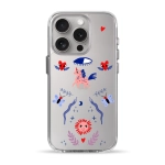 Чехол Pump Clear Case for iPhone 15 Pro Unicorn Garden