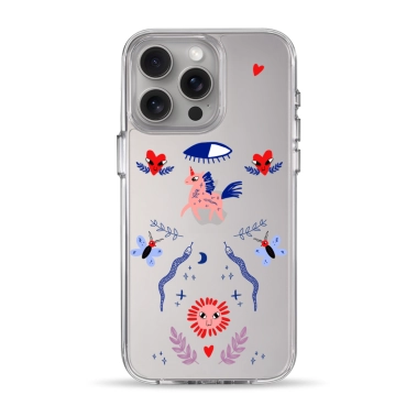Чехол Pump Clear Case for iPhone 15 Pro Max Unicorn Garden - цена, характеристики, отзывы, рассрочка, фото 1