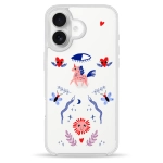 Чохол Pump Clear Case for iPhone 16 Unicorn Garden