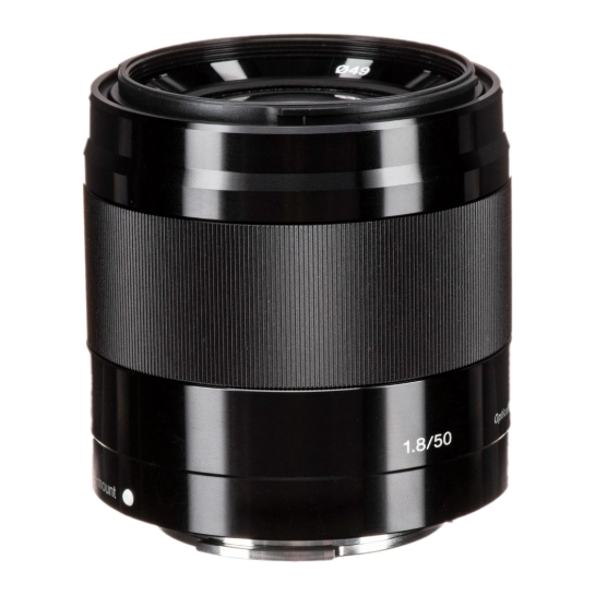 Объектив для фотоаппарата Sony E 50mm f/1.8 OSS Black (SEL50F18B)