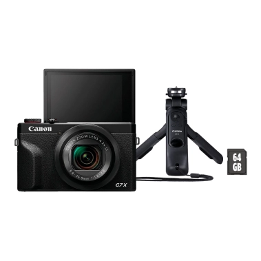 Фотоаппарат Canon PowerShot G7 X Mark III Black Vlogger Kit (3637C029) - цена, характеристики, отзывы, рассрочка, фото 1