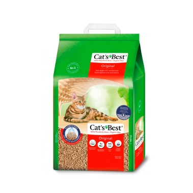 Наполнитель Cat’s Best Original древесный для кошачьего туалета, 20 л (JRS318669/6695) - цена, характеристики, отзывы, рассрочка, фото 1