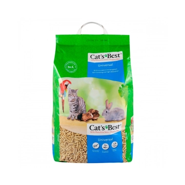 Наповнювач Cat's Best Universal дерев'яний для домашніх тварин, 20 л (JRS300084/0847) - цена, характеристики, отзывы, рассрочка, фото 1
