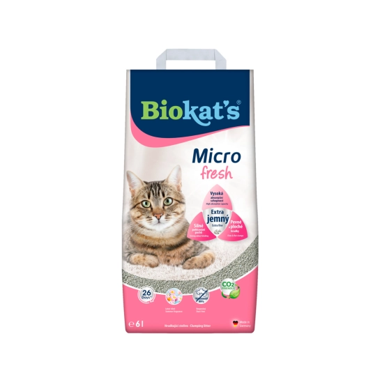 Наповнювач Biokats Micro Fresh бентонітовий для котячого туалету, 6 л (G-613925)