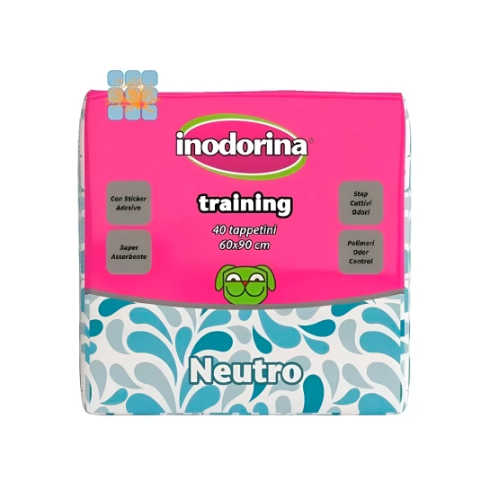 Пеленки для собак с нейтральным запахом Inodorina Training Neutro, 60х90 см, 40 шт. (250.0060.002)